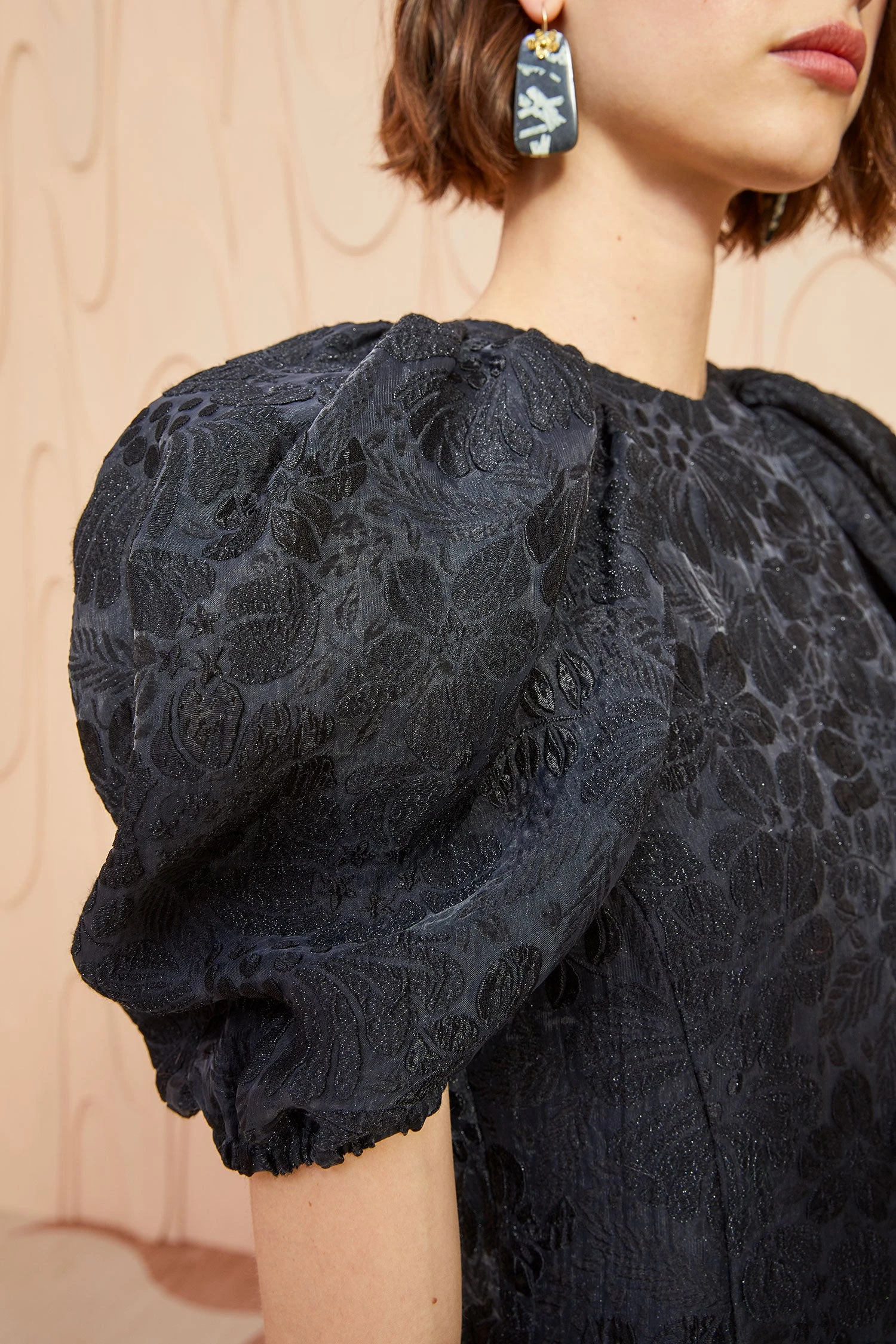 ULLA JOHNSON Amandine Dress - Noir 4 ULLA JOHNSON Amandine Dress - Noir - Image 2