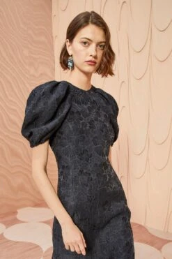 ULLA JOHNSON Amandine Dress - Noir 10 ULLA JOHNSON Amandine Dress - Noir -fashion store ULLA JOHNSON Amandine Dress NOIR 04