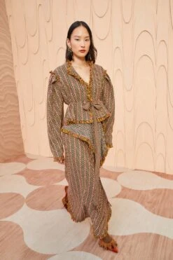 ULLA JOHNSON Ames Jacket - Tiger's Eye -fashion store ULLA JOHNSON Ames Jacket TIGER SEYE 0172