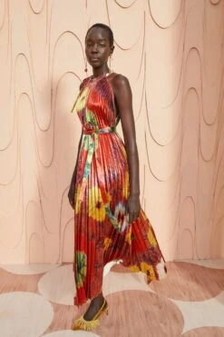 ULLA JOHNSON Amiko Dress - Medallion -fashion store ULLA JOHNSON Amiko Dress MEDALLION 0165