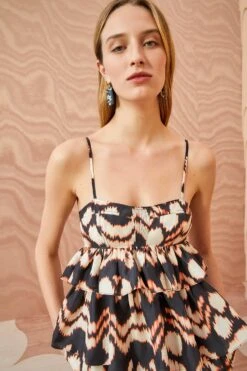 ULLA JOHNSON Amrita Top - Obsidian -fashion store ULLA JOHNSON Amrita Top OBSIDIAN 05