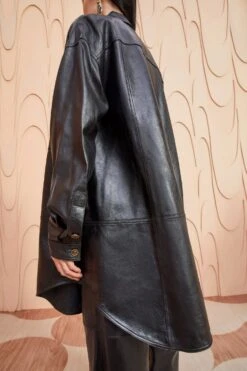 ULLA JOHNSON Apollo Jacket - Noir 12 ULLA JOHNSON Apollo Jacket - Noir -fashion store ULLA JOHNSON Apollo Jacket NOIR 0116