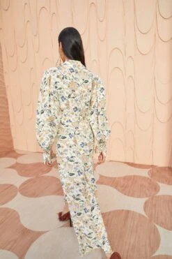 ULLA JOHNSON Athena Dress - Gardenia -fashion store ULLA JOHNSON Athena Dress GARDENIA 0236