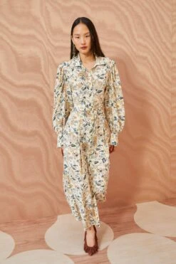 ULLA JOHNSON Athena Dress - Gardenia -fashion store ULLA JOHNSON Athena Dress GARDENIA 0255