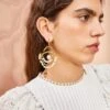 ULLA JOHNSON Beaded Chandelier Earring - Pearl -fashion store ULLA JOHNSON Beaded Chandelier Earring Pearl 0001