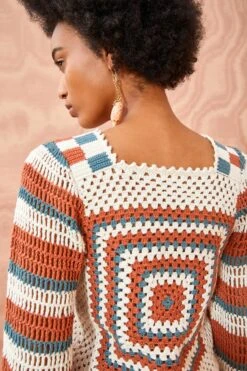 ULLA JOHNSON Beso Pullover - Canyon -fashion store ULLA JOHNSON Beso Pullover CANYON 03