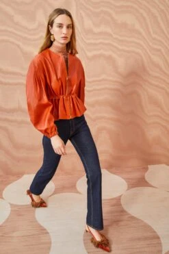 ULLA JOHNSON Briar Jacket - Sierra -fashion store ULLA JOHNSON Briar Jacket SIERRA 0073