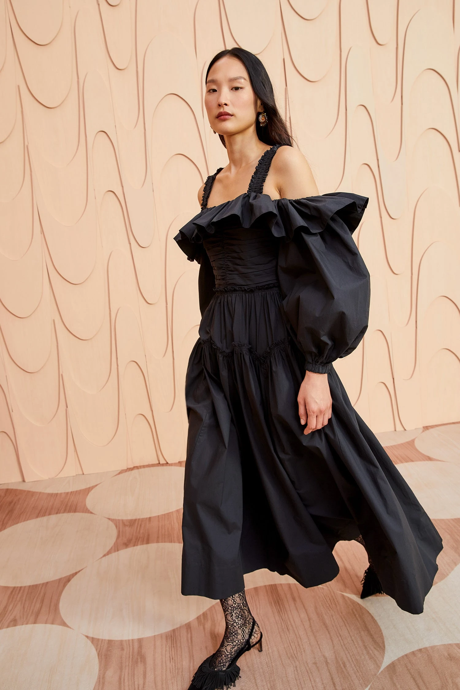 ULLA JOHNSON Caprice Dress - Noir 3 ULLA JOHNSON Caprice Dress - Noir