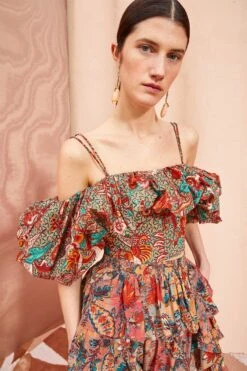 ULLA JOHNSON Carla Top - Primrose 10 ULLA JOHNSON Carla Top - Primrose -fashion store ULLA JOHNSON Carla Top PRIMROSE 04