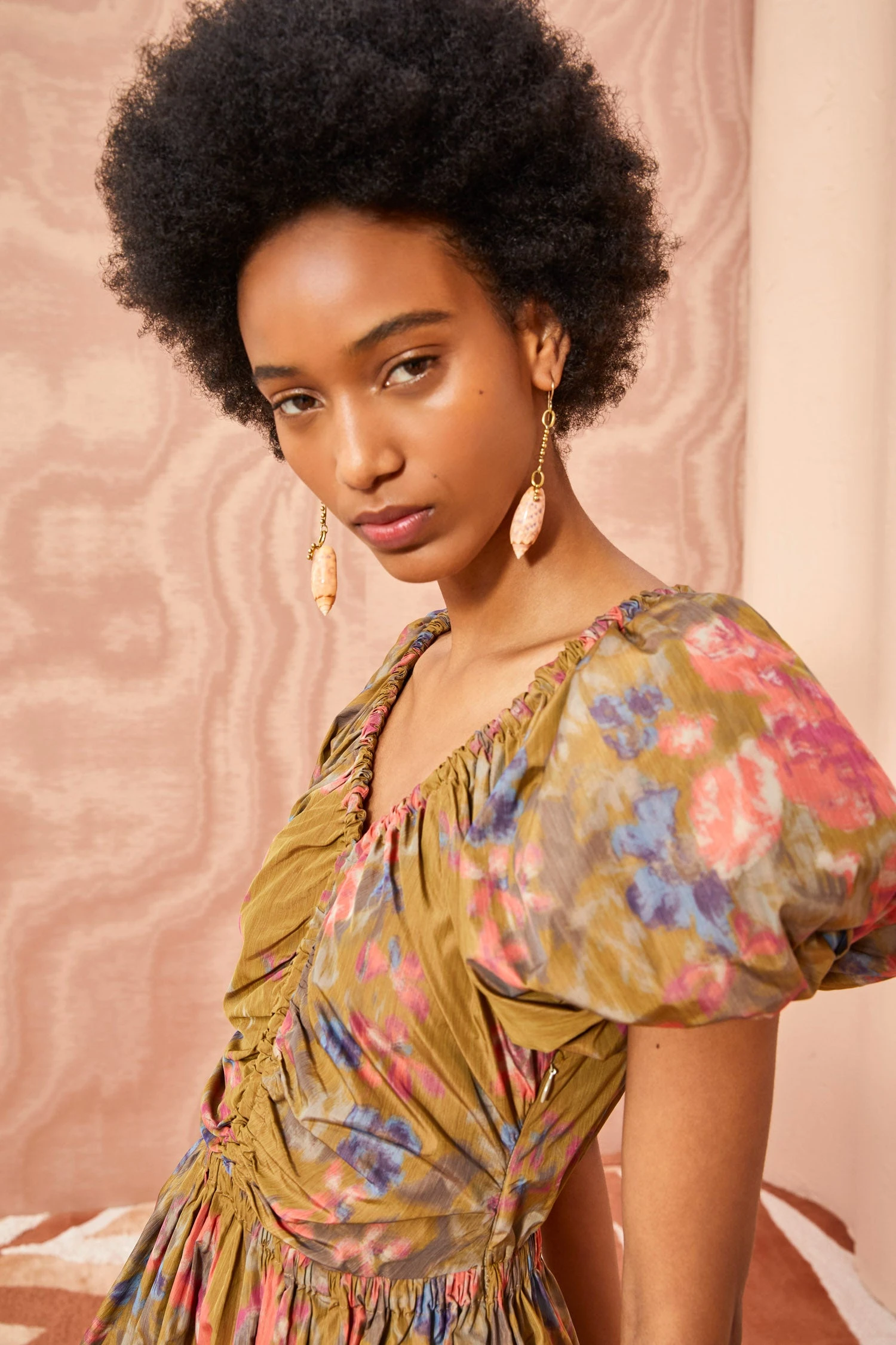 ULLA JOHNSON Cecile Dress - Bamboo 6 ULLA JOHNSON Cecile Dress - Bamboo - Image 4