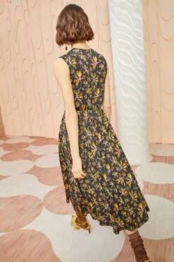 ULLA JOHNSON Clea Dress - Maple -fashion store ULLA JOHNSON Clea Dress MAPLE 04