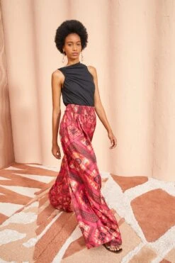 ULLA JOHNSON Clemence Pants - Wild Rose