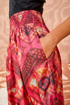 ULLA JOHNSON Clemence Pants - Wild Rose -fashion store ULLA JOHNSON Clemence Pants WILD ROSE 04