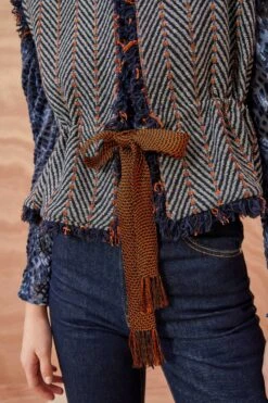 Featured Products -fashion store ULLA JOHNSON Clyde Vest GRAPHITE 02 ALT