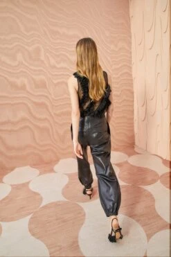 ULLA JOHNSON Cyrus Pant - Noir 12 ULLA JOHNSON Cyrus Pant - Noir -fashion store ULLA JOHNSON Cyrus Pant NOIR 0067