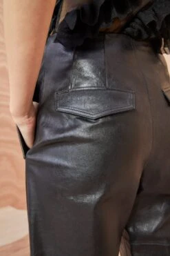 ULLA JOHNSON Cyrus Pant - Noir 13 ULLA JOHNSON Cyrus Pant - Noir -fashion store ULLA JOHNSON Cyrus Pant NOIR 0109