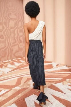 ULLA JOHNSON Dioni Skirt - Noir -fashion store ULLA JOHNSON Dioni Skirt NOIR 04