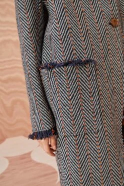 ULLA JOHNSON Eleanor Coat - Graphite -fashion store ULLA JOHNSON Eleanor Coat GRAPHITE 0134