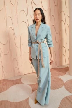 ULLA JOHNSON Ellery Jacket - Agave -fashion store ULLA JOHNSON Ellery Jacket AGAVE 01 MAIN