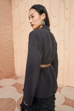 ULLA JOHNSON Ellery Jacket - Noir -fashion store ULLA JOHNSON Ellery Jacket NOIR 0147