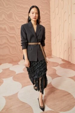 ULLA JOHNSON Ellery Jacket - Noir -fashion store ULLA JOHNSON Ellery Jacket NOIR 0161