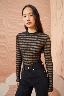 ULLA JOHNSON Emma Top - Noir 10 ULLA JOHNSON Emma Top - Noir -fashion store ULLA JOHNSON Emma Top NOIR 0082