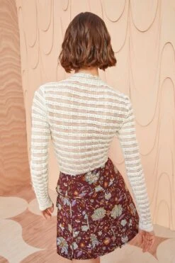 ULLA JOHNSON Emma Top - Pristine -fashion store ULLA JOHNSON Emma Top PRISTINE 0109