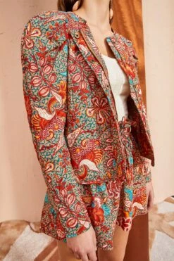 ULLA JOHNSON Esti Jacket - Primrose -fashion store ULLA JOHNSON Esti Jacket PRIMROSE 0083