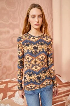 ULLA JOHNSON Eve Top - Constellation -fashion store ULLA JOHNSON Eve Top CONSTELLATION 03