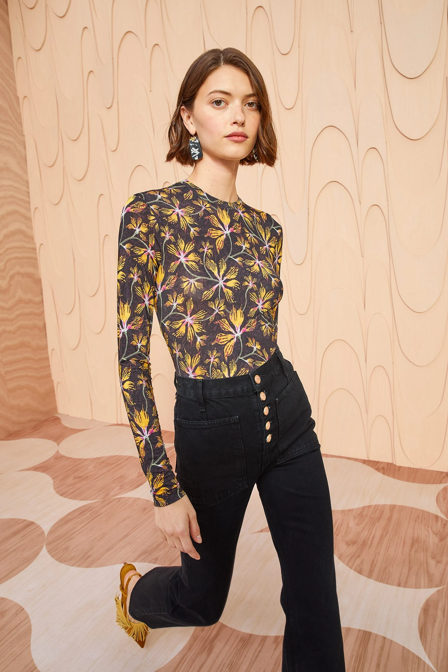 ULLA JOHNSON Eve Top - Maple 6 ULLA JOHNSON Eve Top - Maple - Image 4