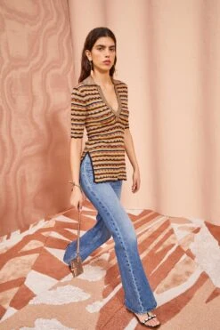 ULLA JOHNSON Felix Top - Tiger's Eye -fashion store ULLA JOHNSON Felix Top TIGER SEYE 0040