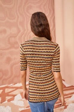 ULLA JOHNSON Felix Top - Tiger's Eye -fashion store ULLA JOHNSON Felix Top TIGER SEYE 0125