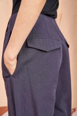 ULLA JOHNSON Feodora Pants - Midnight -fashion store ULLA JOHNSON Feodora Pants MIDNIGHT 0091