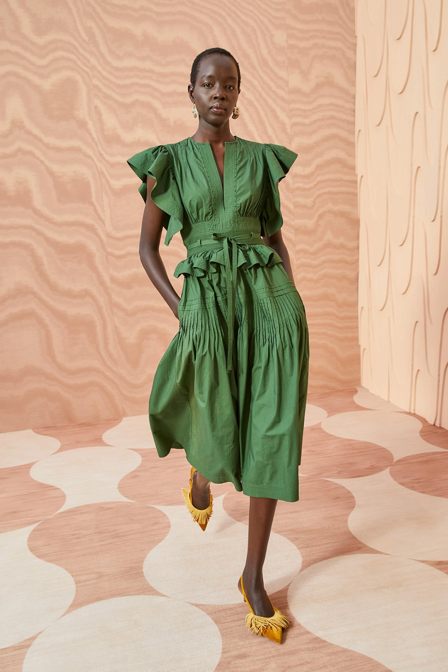 ULLA JOHNSON Florence Dress - Juniper 3 ULLA JOHNSON Florence Dress - Juniper