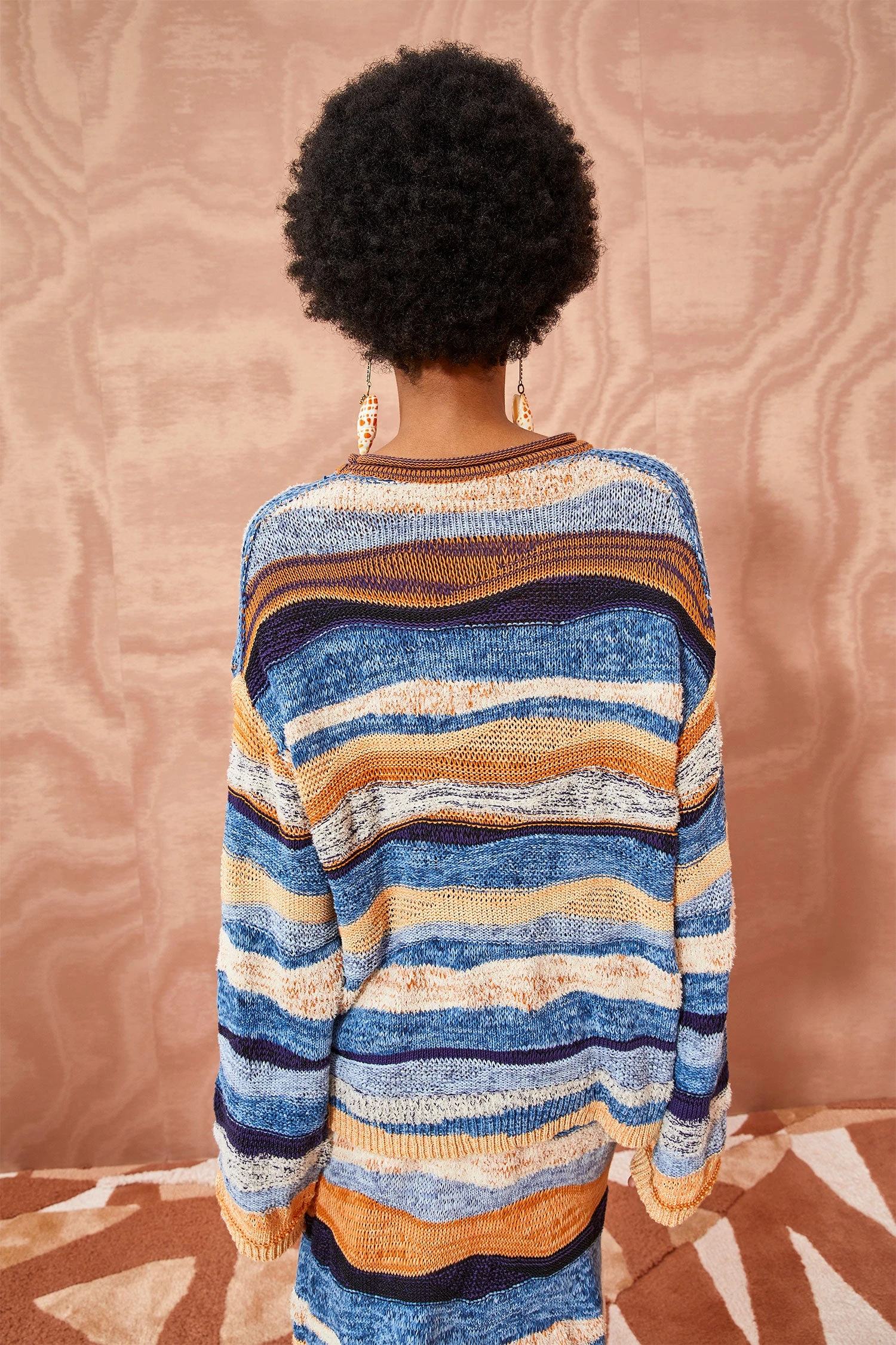 ULLA JOHNSON Francie Pullover - Aegean 7 ULLA JOHNSON Francie Pullover - Aegean - Image 5