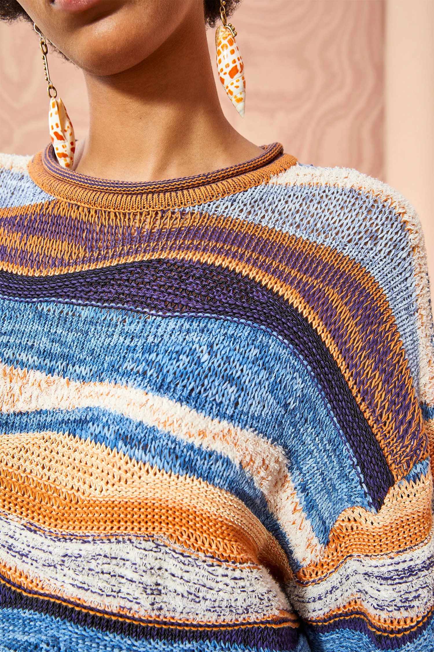 ULLA JOHNSON Francie Pullover - Aegean 8 ULLA JOHNSON Francie Pullover - Aegean - Image 6