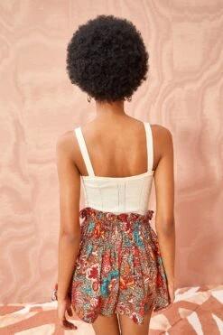 ULLA JOHNSON Giselle Top - Chalk -fashion store ULLA JOHNSON Giselle Top CHALK 04