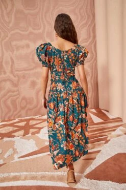 ULLA JOHNSON Golda Dress - Delphinium 8 ULLA JOHNSON Golda Dress - Delphinium -fashion store ULLA JOHNSON Golda Dress DELPHINIUM 03