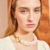 ULLA JOHNSON Hand Braided Pearl Necklace - Pearl -fashion store ULLA JOHNSON Hand Braided Pearl Necklace 0008