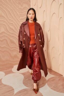 ULLA JOHNSON Helaine Coat - Mahogany