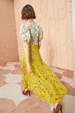 ULLA JOHNSON Imani Skirt - Mimosa -fashion store ULLA JOHNSON Imani Skirt MIMOSA 0127