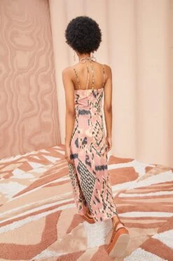 ULLA JOHNSON Imara Dress - Honeycomb -fashion store ULLA JOHNSON Imara Dress HONEYCOMB 04