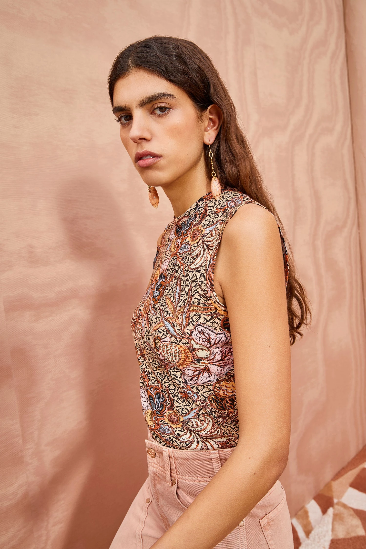 ULLA JOHNSON Ines Top - Wheat Flower 4 ULLA JOHNSON Ines Top - Wheat Flower - Image 2