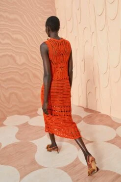 ULLA JOHNSON Innika Dress - Carnelian 11 ULLA JOHNSON Innika Dress - Carnelian -fashion store ULLA JOHNSON Innika Dress CARNELIAN 0135