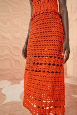 ULLA JOHNSON Innika Dress - Carnelian 12 ULLA JOHNSON Innika Dress - Carnelian -fashion store ULLA JOHNSON Innika Dress CARNELIAN 0181