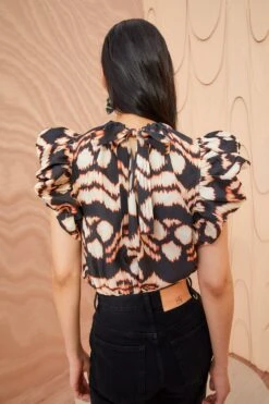 ULLA JOHNSON Iren Top - Obsidian 11 ULLA JOHNSON Iren Top - Obsidian -fashion store ULLA JOHNSON Iren Top OBSIDIAN 05