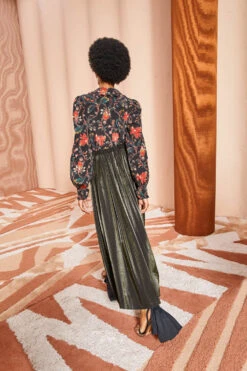 ULLA JOHNSON Irvette Skirt - Noir -fashion store ULLA JOHNSON Irvette Skirt NOIR 0135