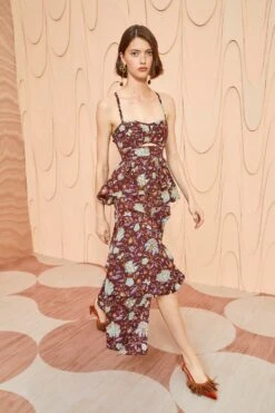 ULLA JOHNSON Josanna Gown - Heliotrope -fashion store ULLA JOHNSON Josanna Gown HELIOTROPE 0029