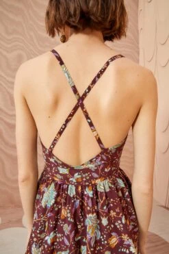 ULLA JOHNSON Josanna Gown - Heliotrope -fashion store ULLA JOHNSON Josanna Gown HELIOTROPE 02 ALT UPDATE 1