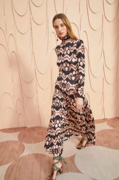 ULLA JOHNSON Kiera Skirt - Obsidian -fashion store ULLA JOHNSON Kiera Skirt OBSIDIAN 03